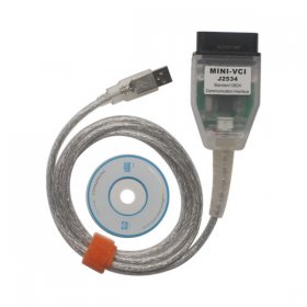 MINI VCI for TOYOTA Single MINI-VCI Cable Support Toyota TIS