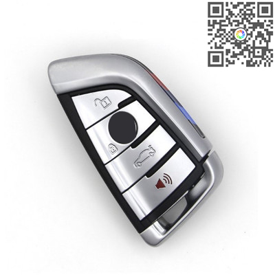 Remote Key 4 Buttons 315/433/868mhz Silver Side Smart key for BMW CAS4 F 