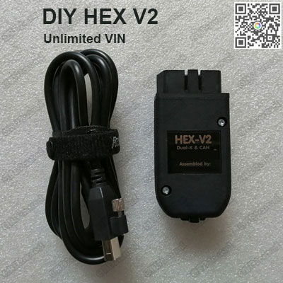 [HOT]Free ship VAG COM 23.11.0 HEX V2 Interface MQB V2 diagnose